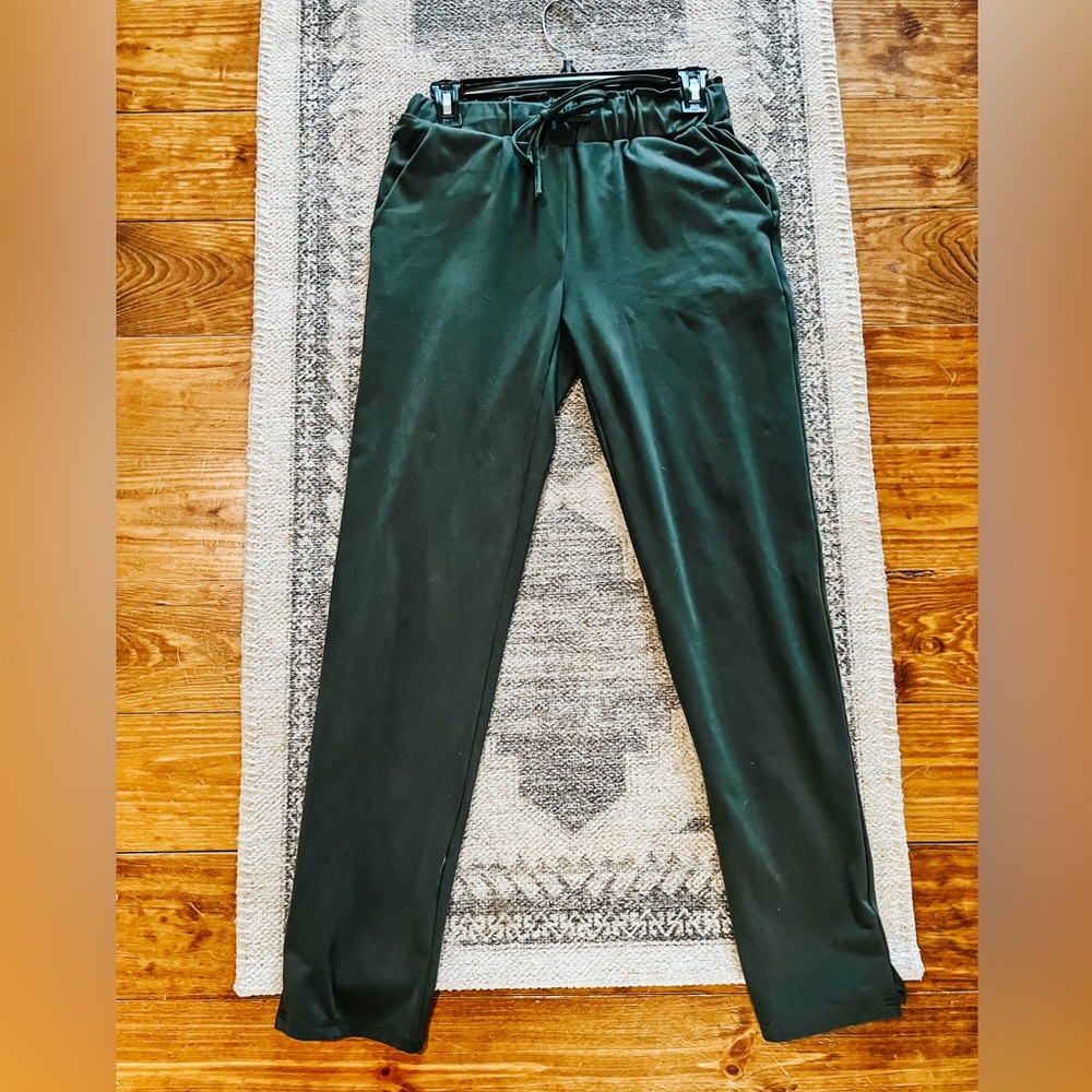 EUC XS Joie Brand Elastic Drawstring Waistband Pants in Army Green